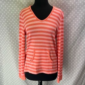 Talbots Light Pink & Coral Top